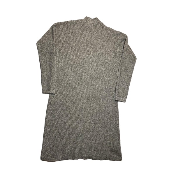 Loft Bobble Mock Neck Sweater Dress grey petite size Large New with tags. - Picture 2 of 8